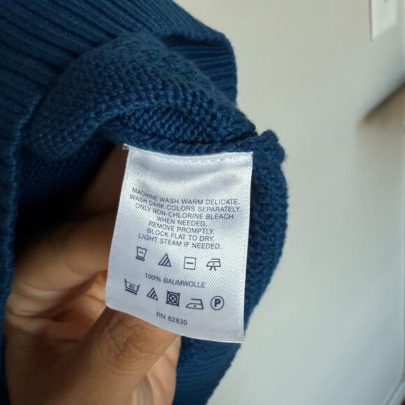 Lands End Drifter Mens Sweater Medium 38-40 Blue Red Crewneck Preppy Bundle Lot - Picture 8 of 11